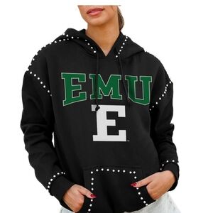 Eastern Michigan Eagles Gameday Couture Women's Studded Pullover Hoodie - Black